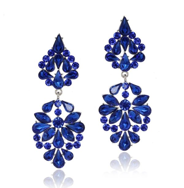 Royal Blue 2.75 inch Earrings