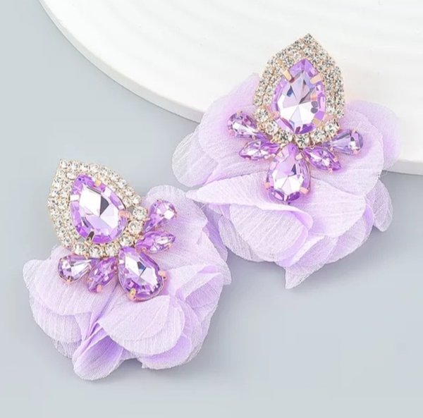 Lilac 2 inch Earrings