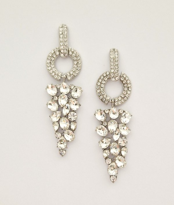 Silver 3.25 inch Earrings